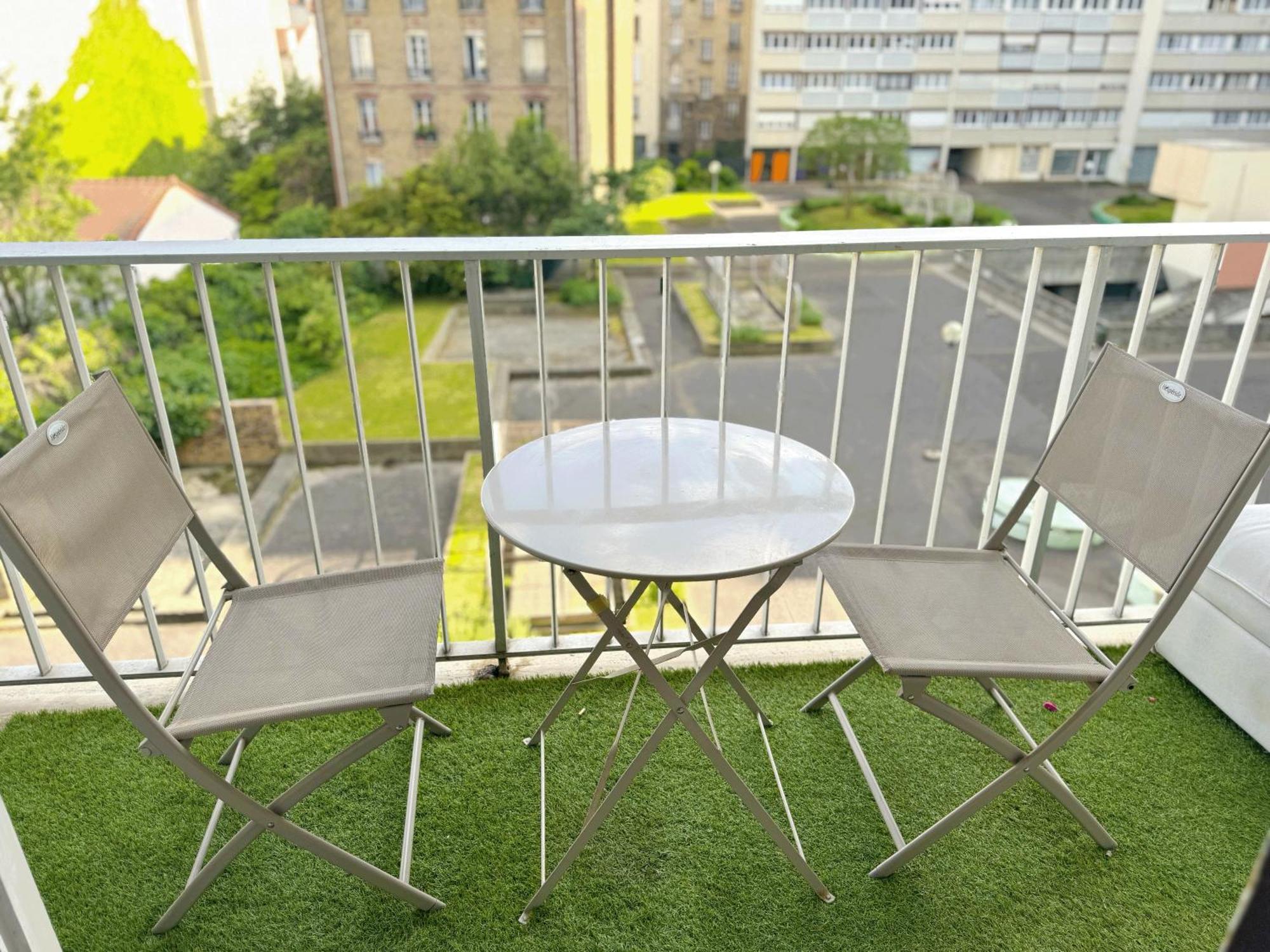 Ferienwohnung L'Ecrin De La Mairie Bois-Colombes Exterior foto